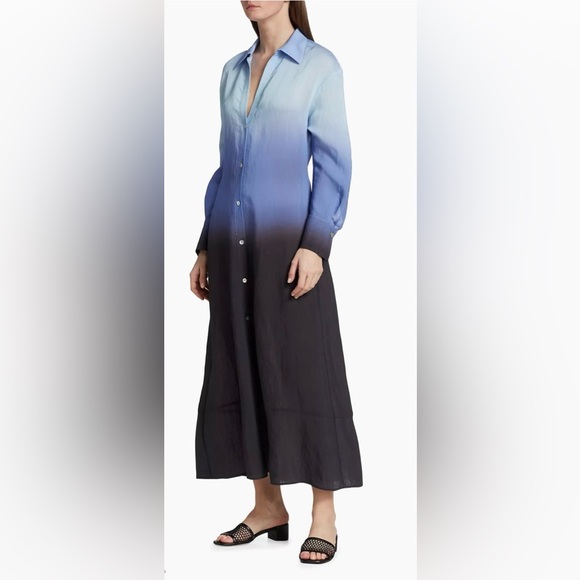 Vince Ombré Maxi Shirtdress - Picture 2 of 8